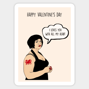 NESS VALENTINES 1 Sticker